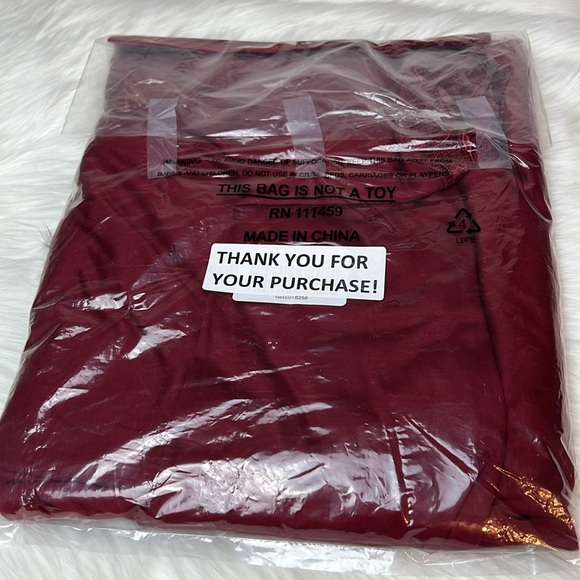 NWT HANRO ZELDA ROBE Burgundy Size M - Picture 16 of 16